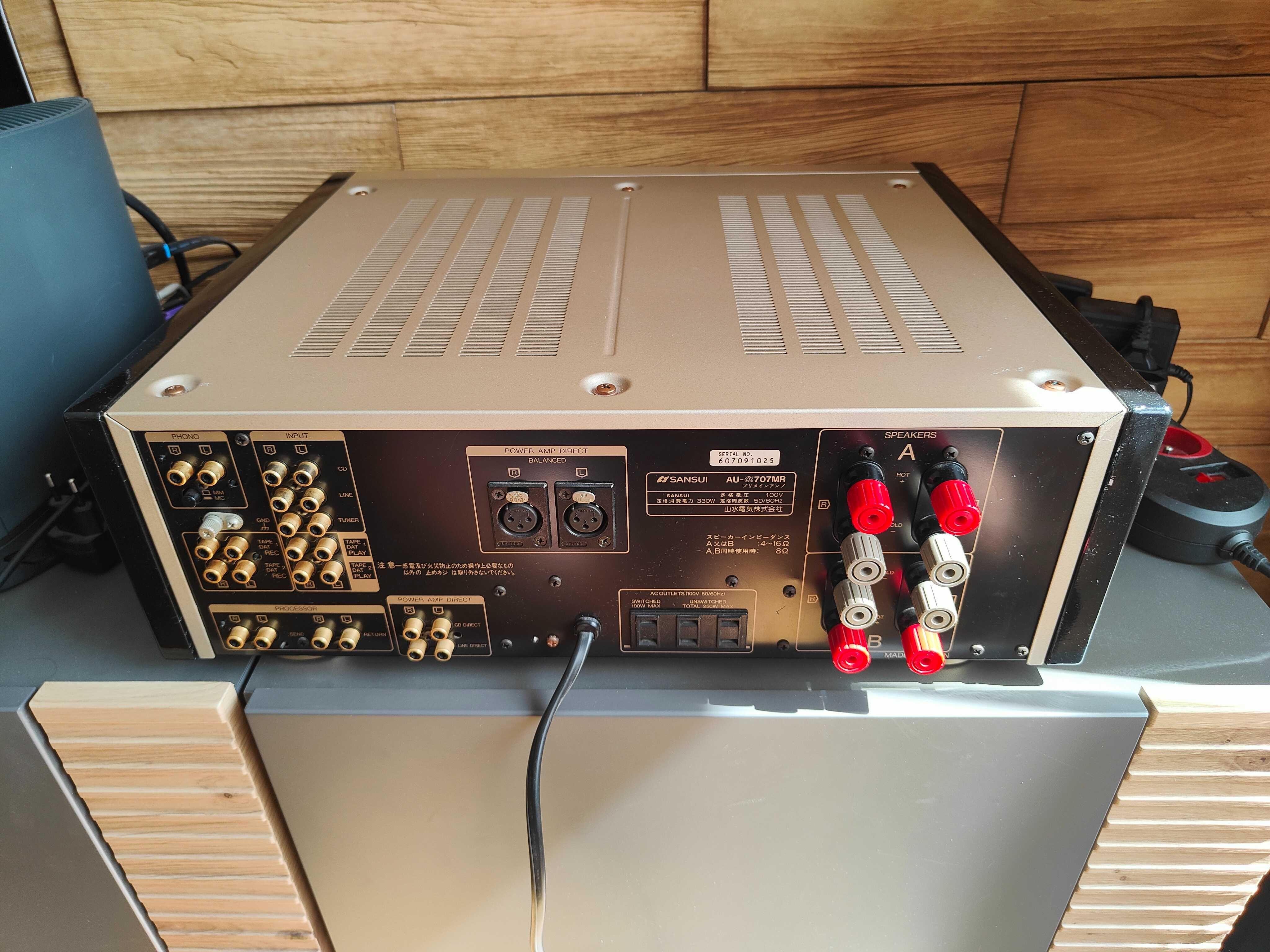 Sansui Au-α707MR wzmacniacz zintegrowany + trafo