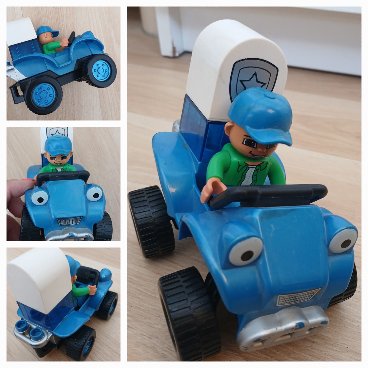 Lego Duplo zestaw policja straż koparka