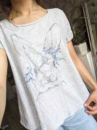 Bluzka krótki rękaw koszulka królik t-shirt