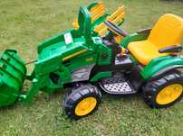Traktorek 2x12v Peg Perego John Deere Tur Przyczepka