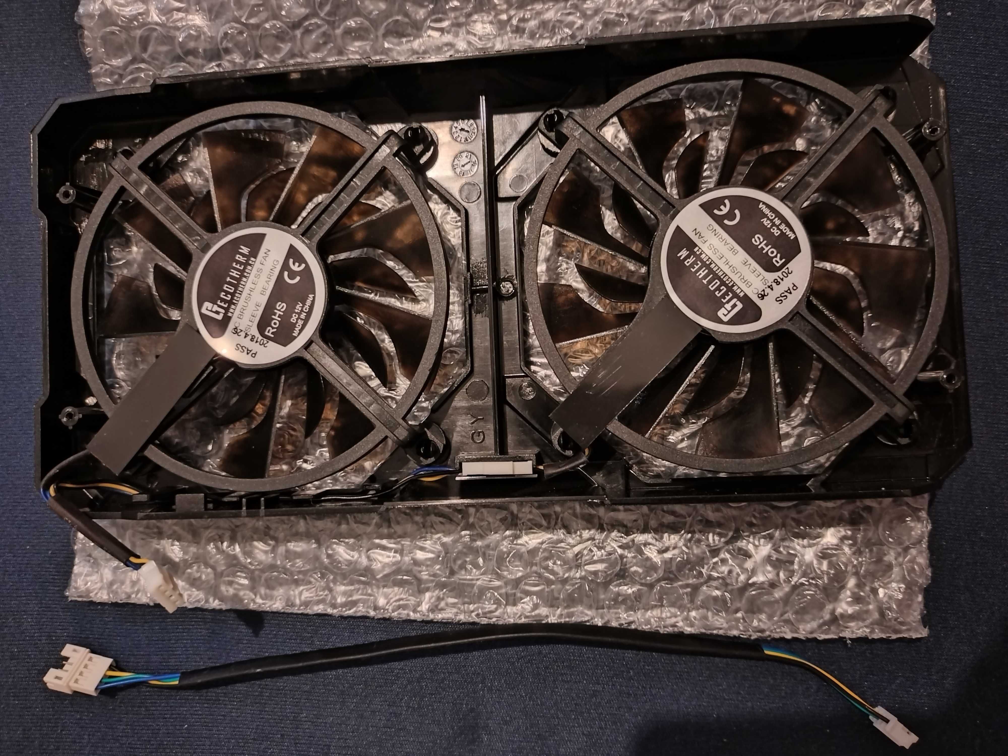 Nvidia GTX RTX 1660 i nowsze - chłodzenie wentylatory wiatrak
