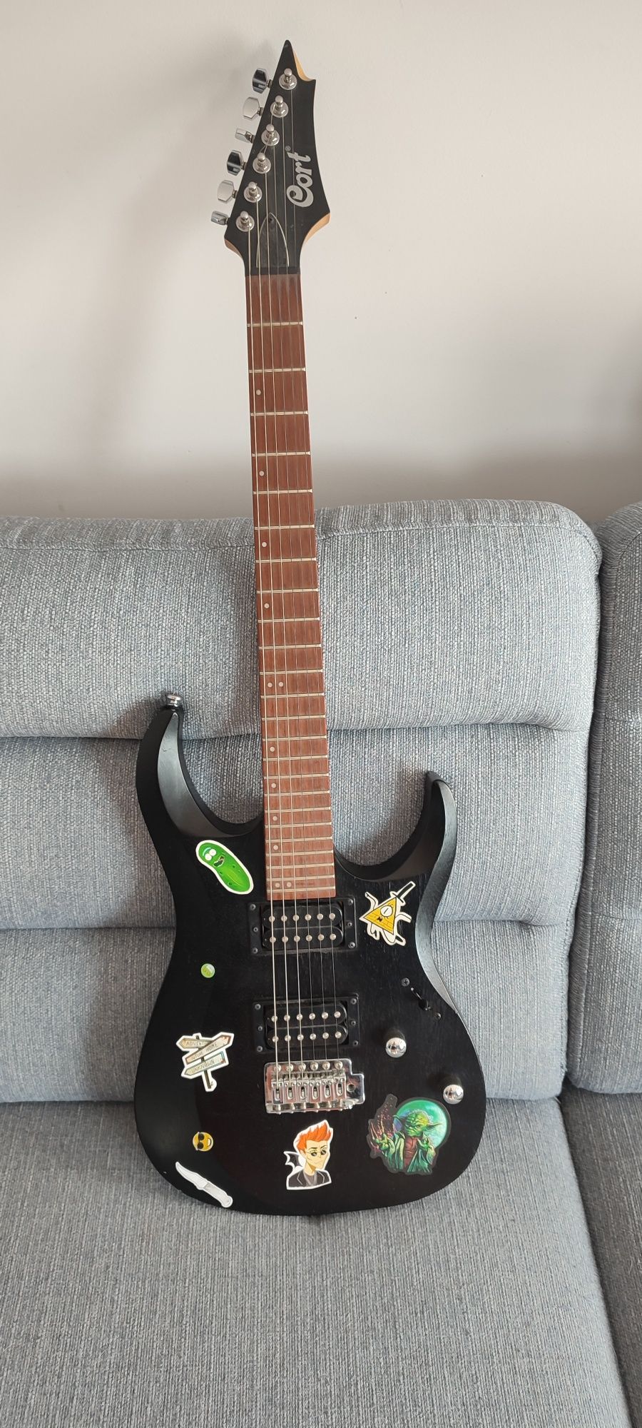 Gitara elektryczna Cort X100 + pokrowiec Ars Nova + dodatki