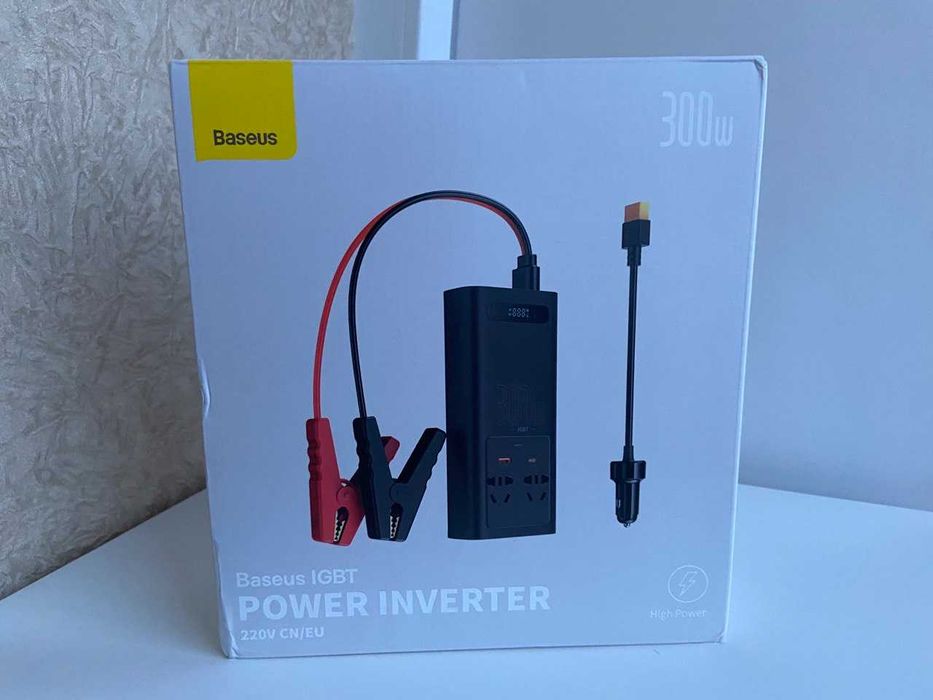 Автомобільний інвертор Baseus IGBT Power Inverter 300W инвертор