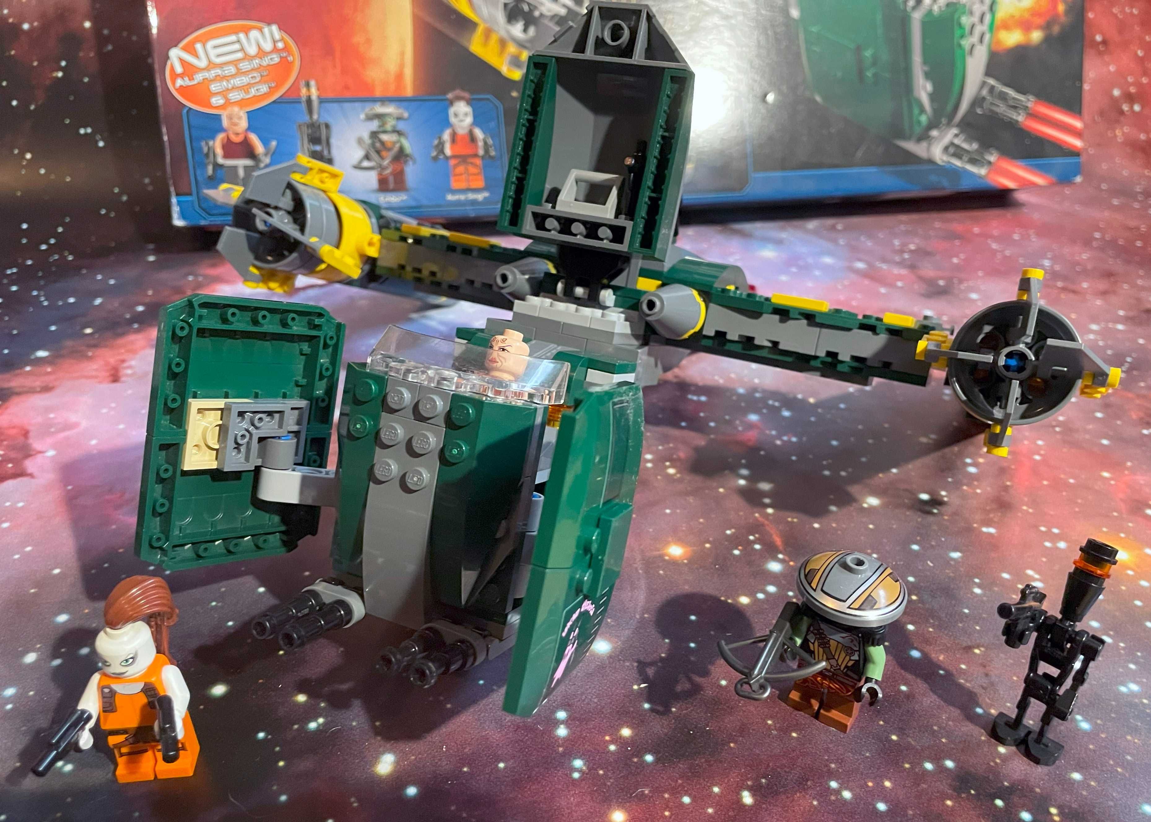 Zestaw LEGO Star Wars 7930 Statek łowców nagród kompletny z figurkami