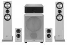 Kino domowe kolumny Canton Karat 5.1 S8 S1 w kolorze srebrnym silver