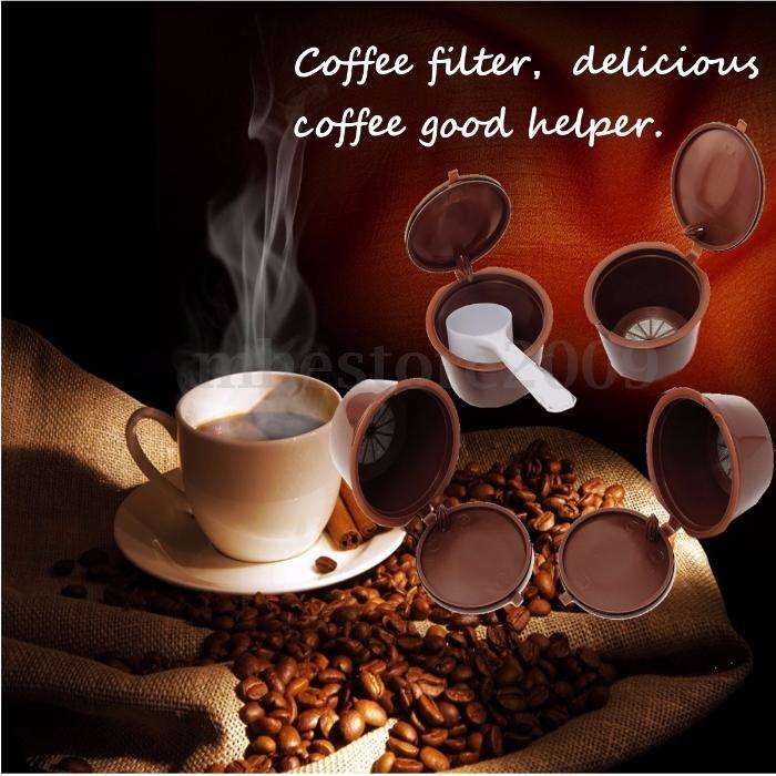 Cápsulas de café recarregáveis para máquinas Dolce Gusto