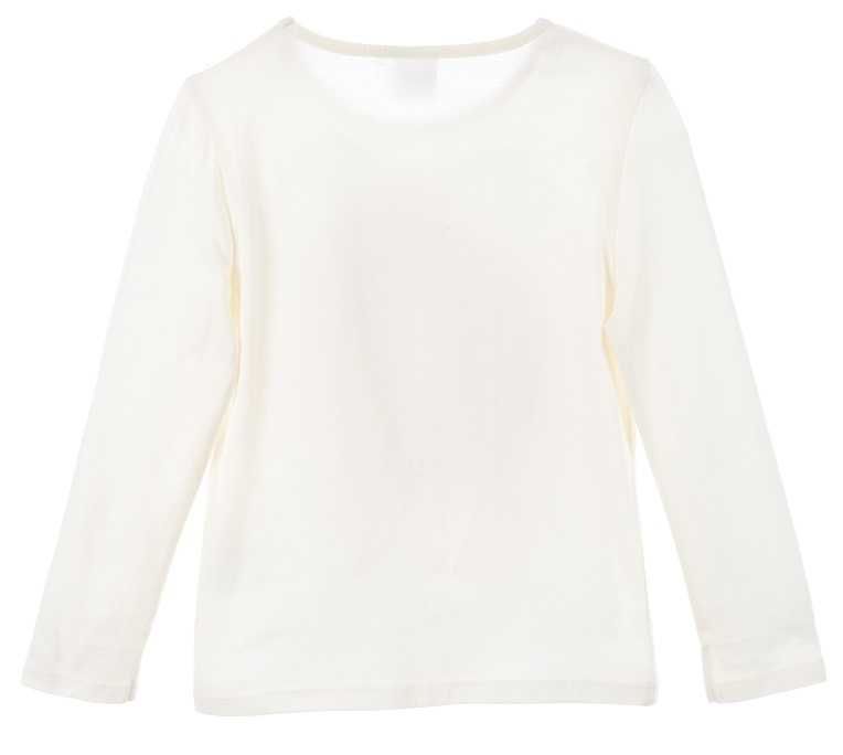 Nowa kremowa bawełniana bluzka dla dziewczynki Frozen r. 110