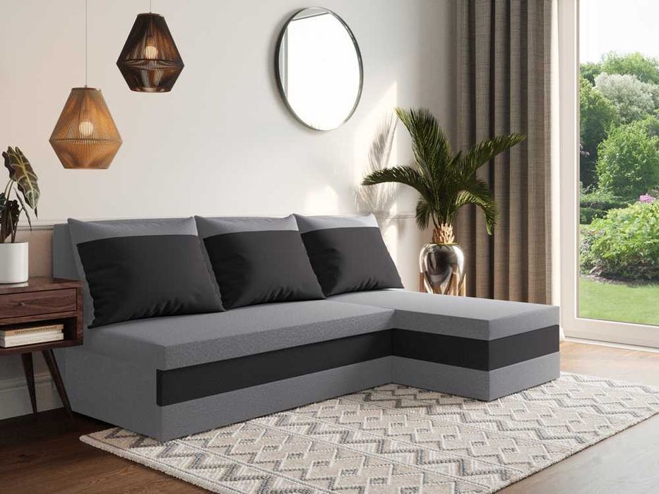 Narożnik z funkcją spania HUGO / Raty / Szybka dostawa!