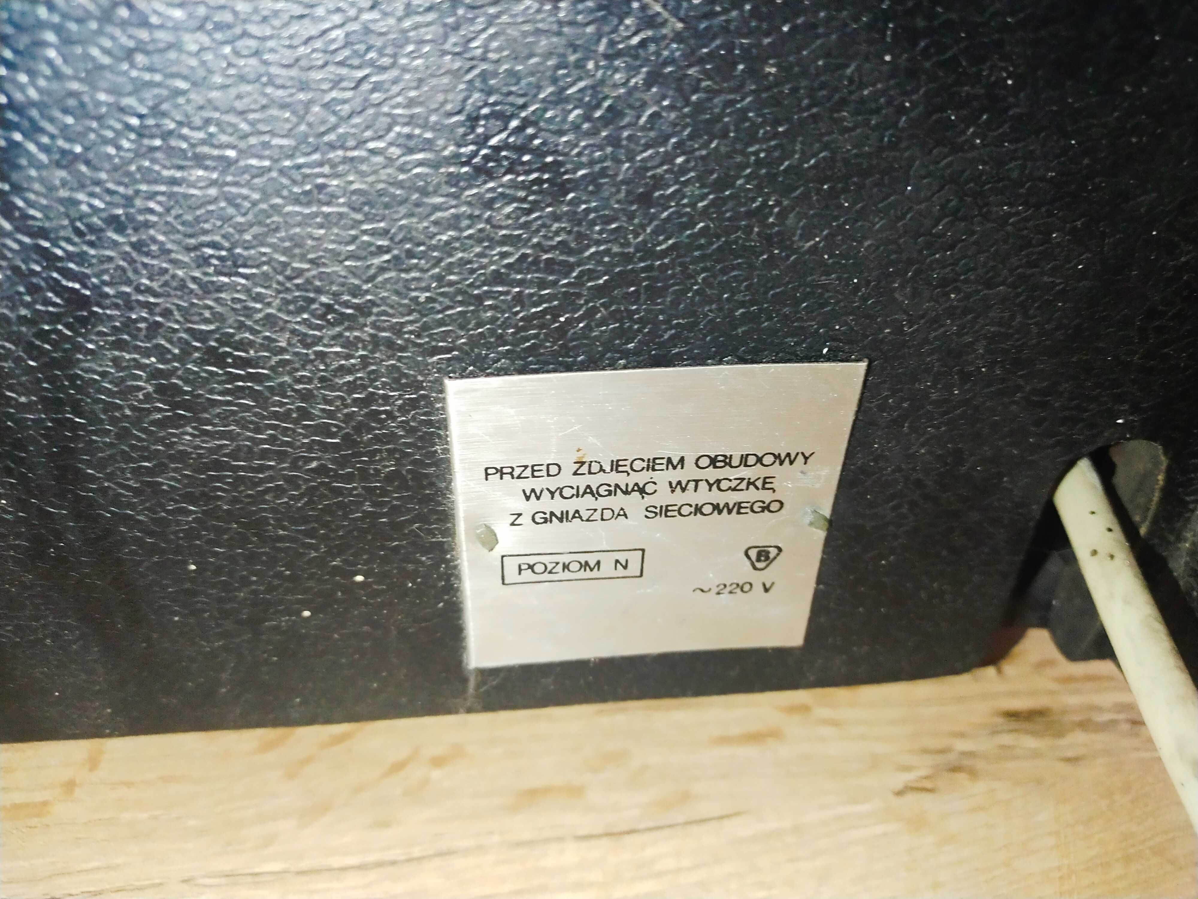 SPRAWNY! wzmacniacz UNITRA + mixer, eltron estrada prl