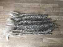 Dredy blond syntetyczne 15 sztuk