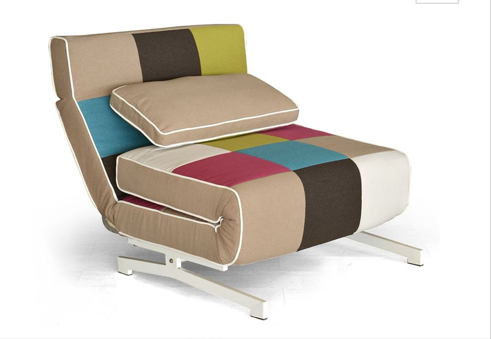 Tuoni fotel rozkładany kolorowy do pokoju dzieciecego