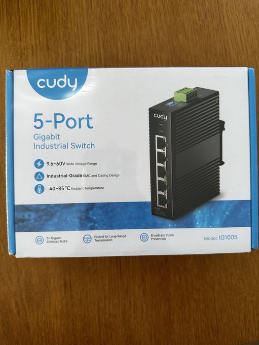 Switch Industrial Cudy 5 Portas Gigabit
