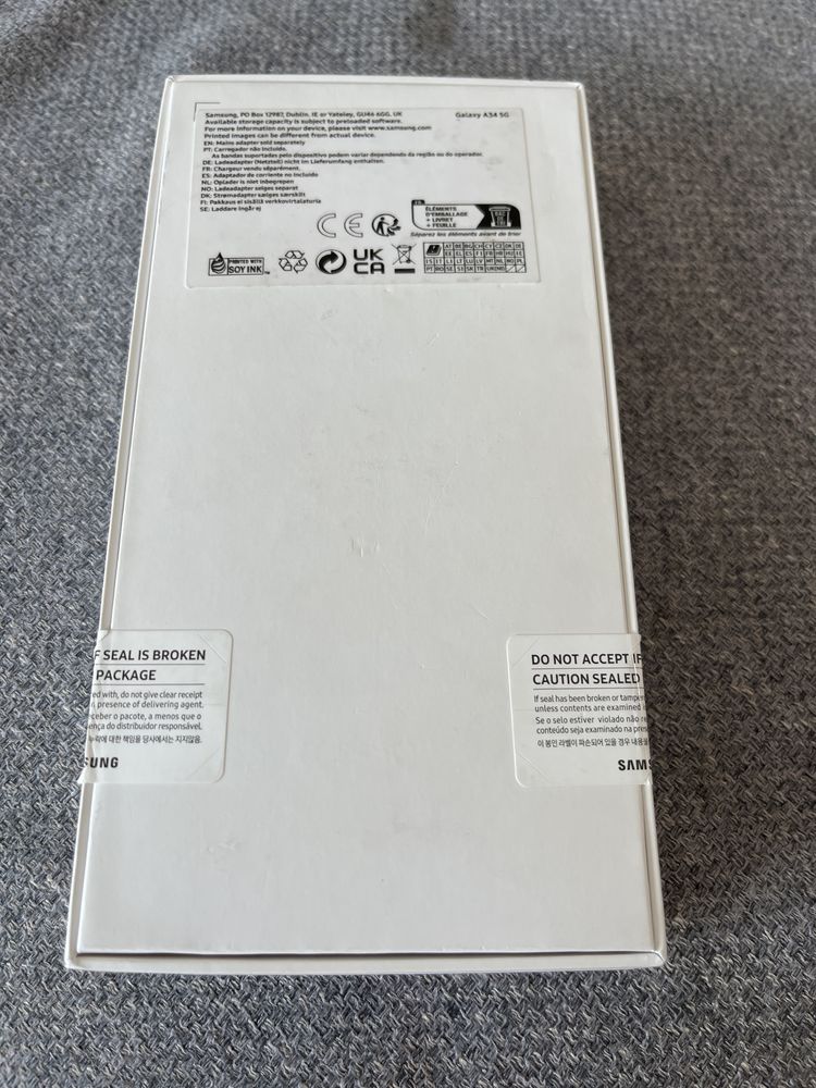 Galaxy A34 5g caixa selada