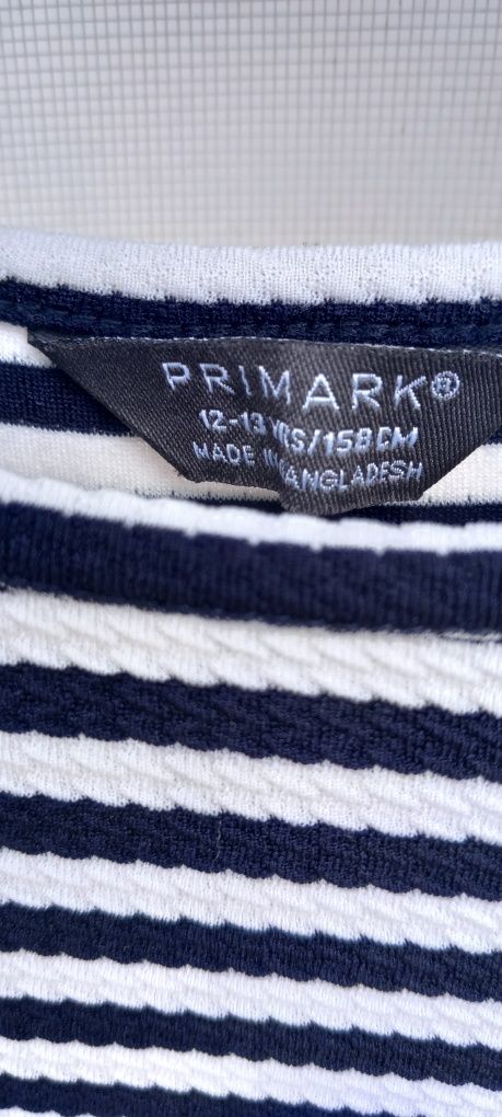 Vestido com riscas azuis escuras, tamanho 12-13 anos da Primark 6€