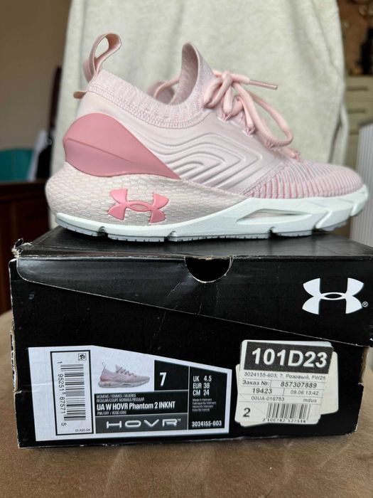 Кросівки бігові Under Armour Hovr Phantom Inknt Pink кроссовки 35-36