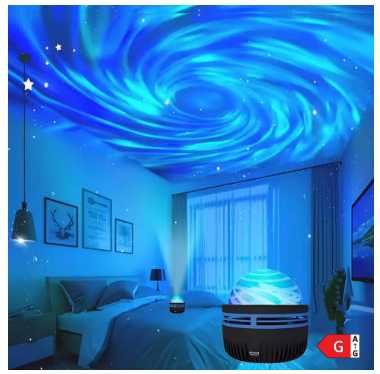 Projektor LED Galaxy sky Kolorowa Lampka nocna do sypialni