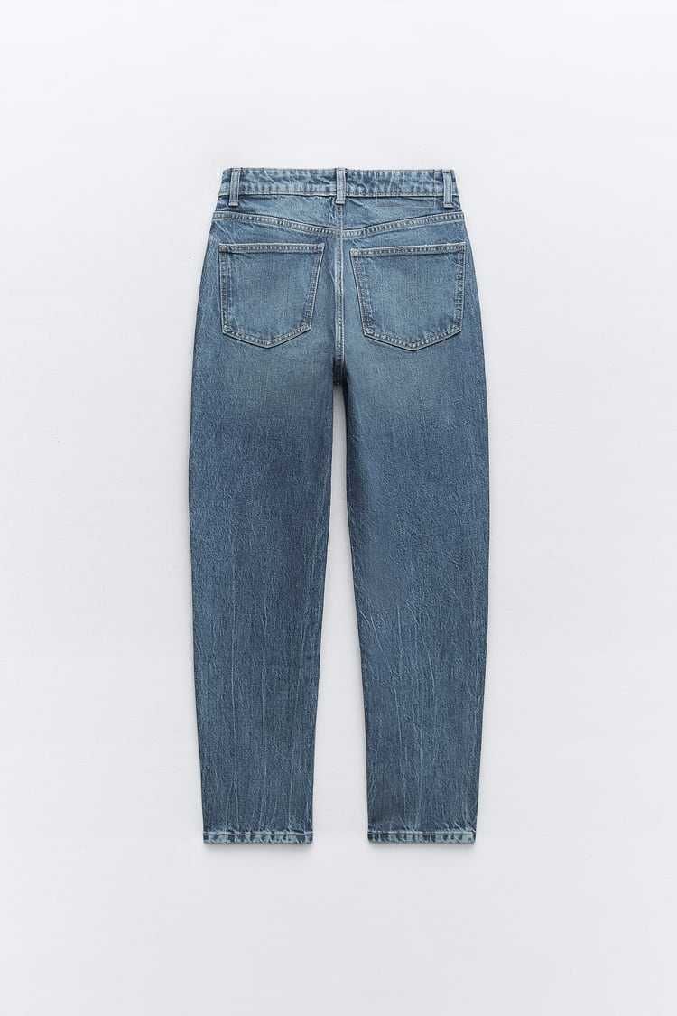 Джинси Zara TRF Mom Fit High Waist розміри, 34/XS-S/32/36