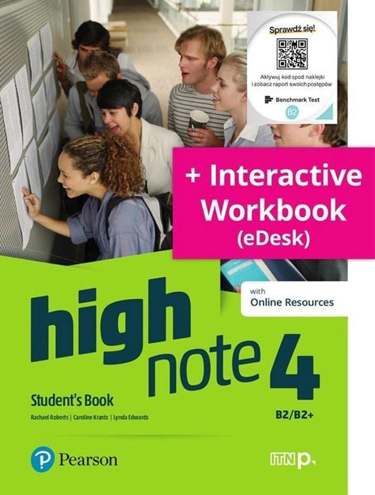 High Note 4 SB + kod + Benchmark PEARSON Longman Pearson Rachael