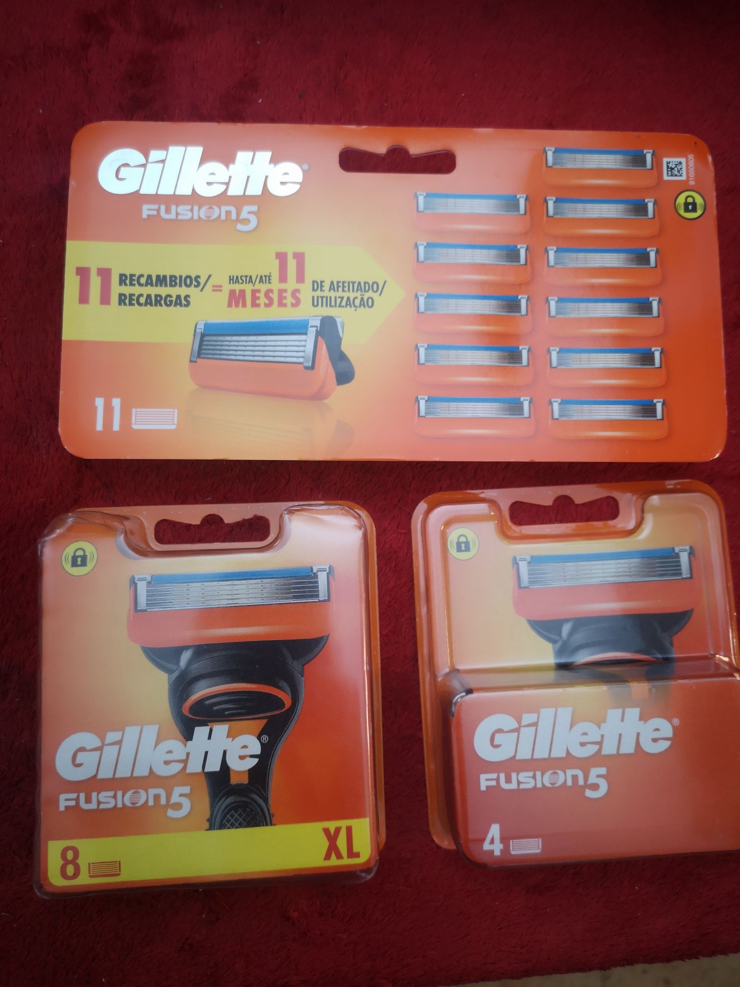 Gillette fusion recargas