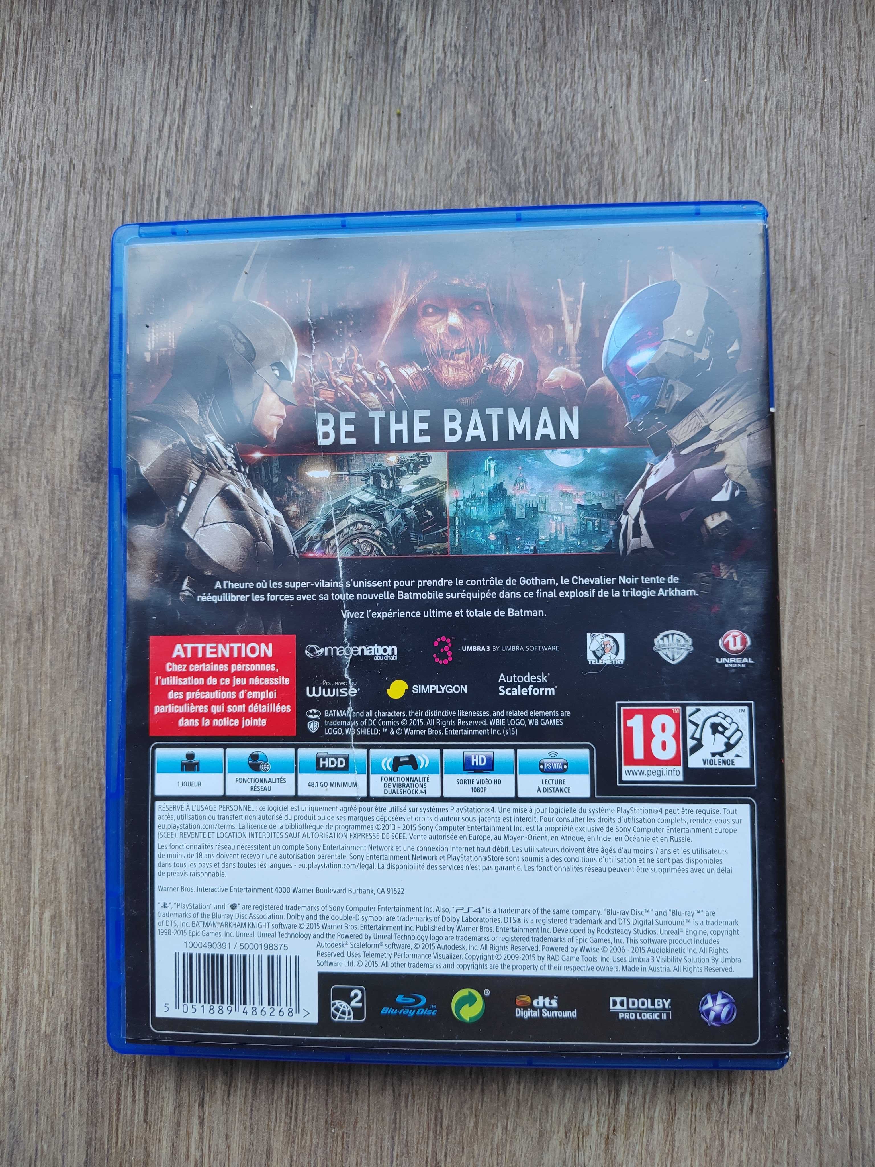 Batman Arkham Knight PlayStation 4 Batman Arkham Knight PS4