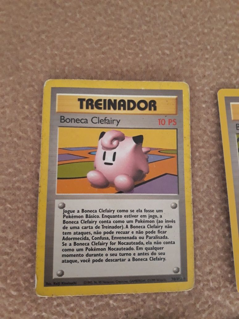 Cartas pokemon treinadores 23 de 25 base set