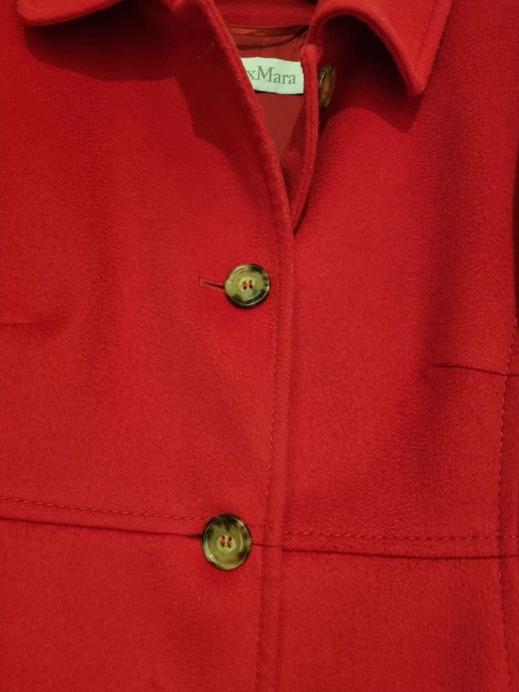 Płaszcz damski wełniany, oryginalny produkt Max Mara