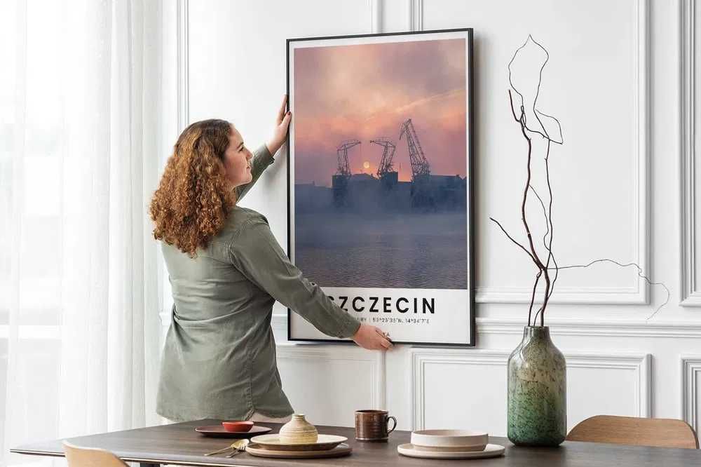 Plakat Szczecin "Dźwigozaury" 50x70cm