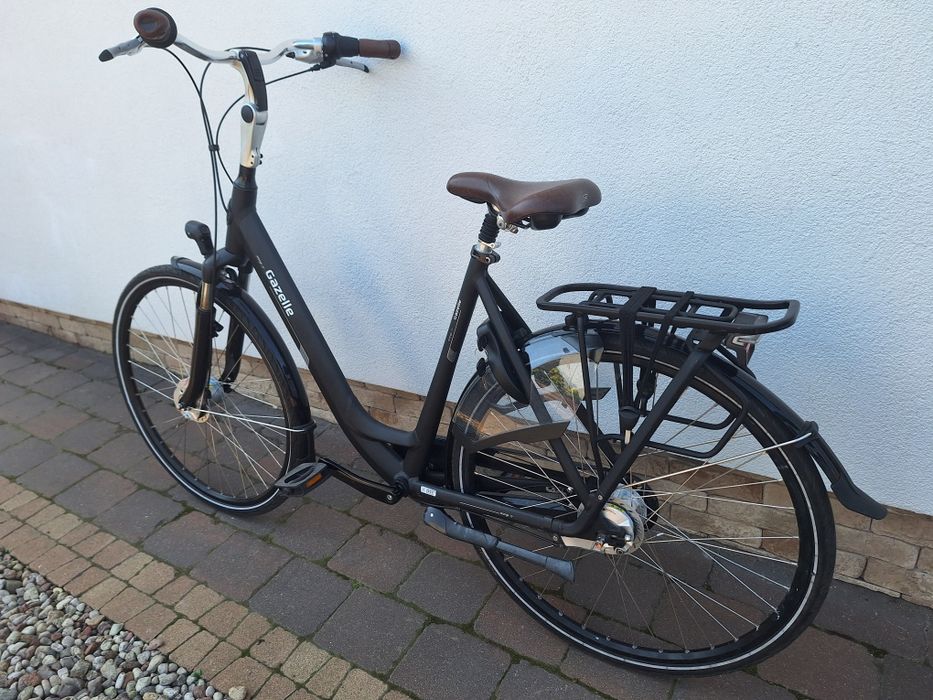 ** GAZELLE ORANGE C7 plus * BARDZO ładny*** czarny ^ koła28* holenders