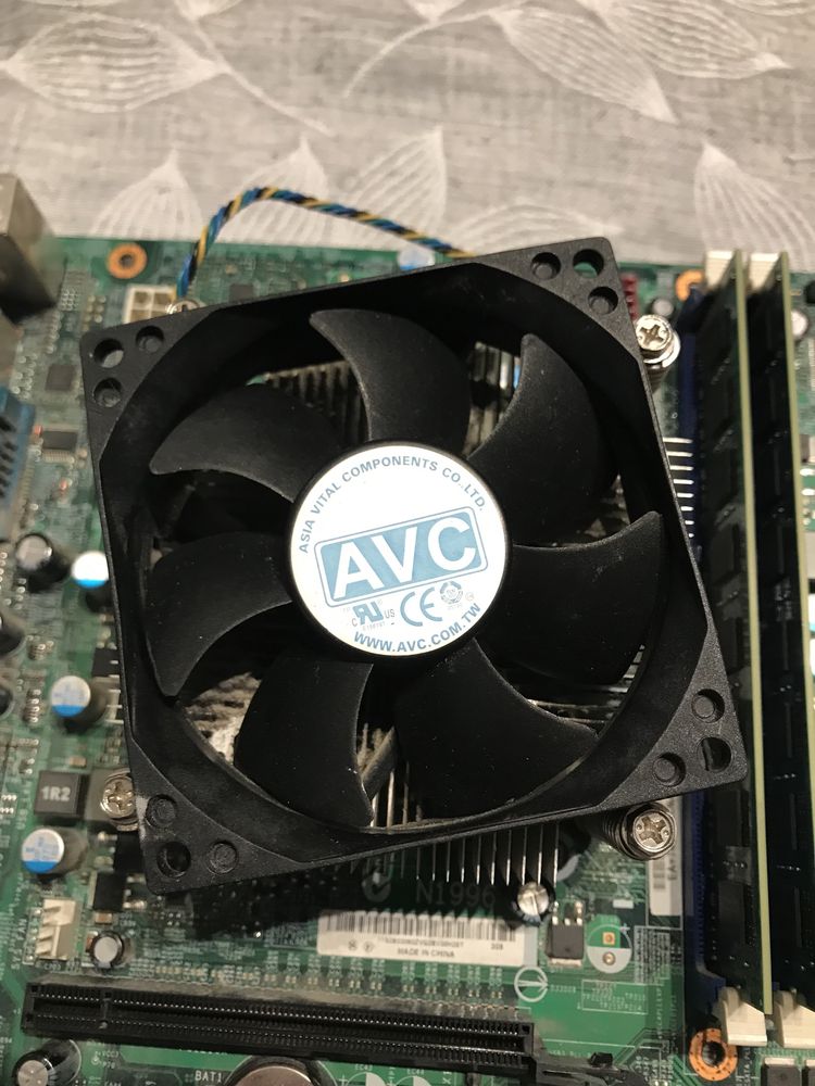 komplekt do PC płyta glówna processor chlodzenie