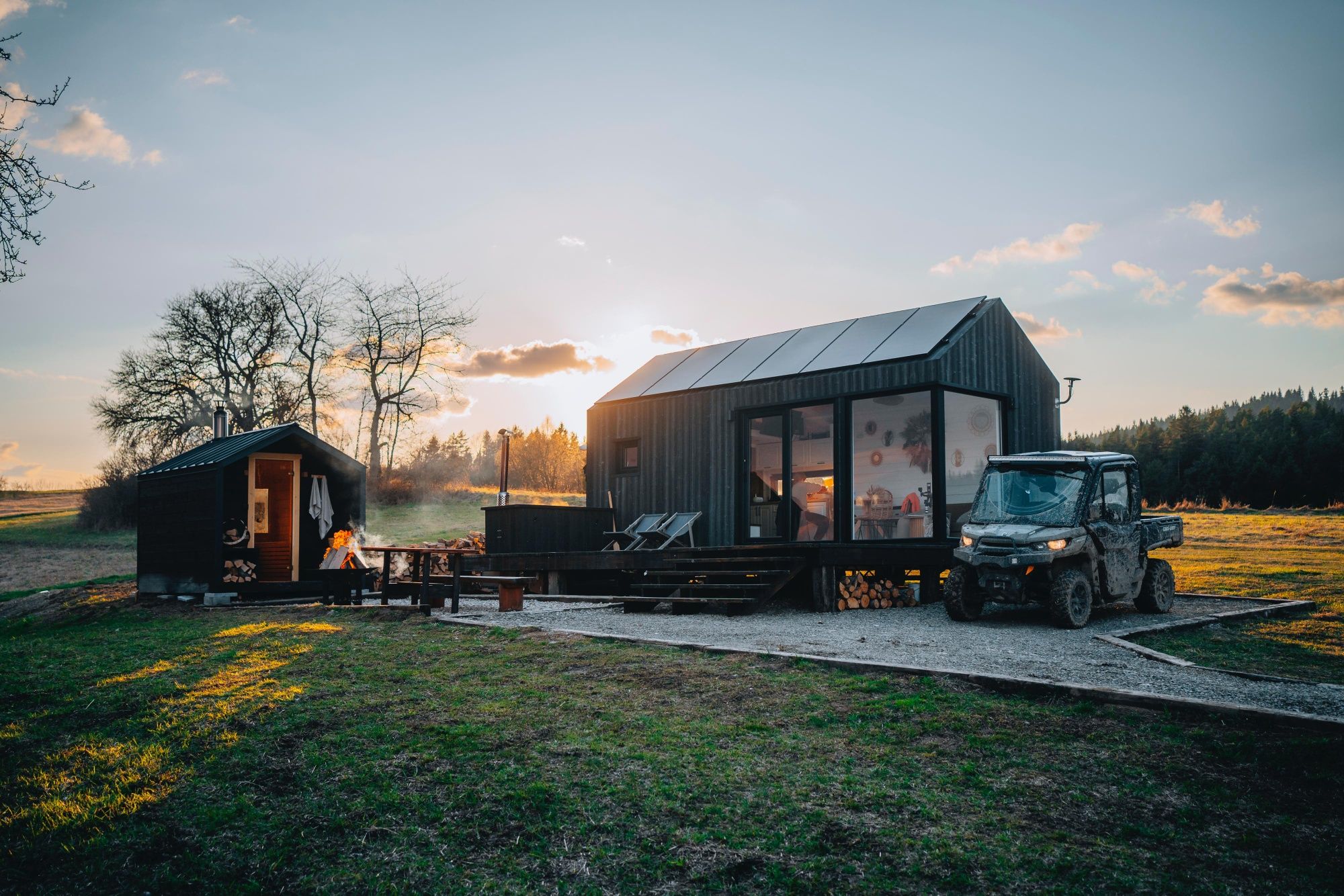 Tiny House off grid Mini Domek Domek na kołach