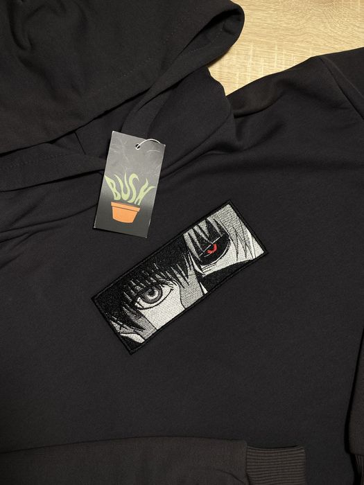 Худі з аніме вишивкою, Наруо, Токійский гуль, Атака титанів.