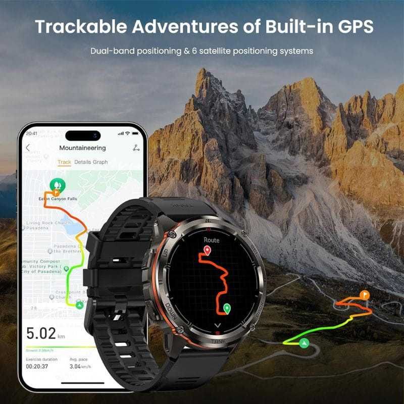 Kospet Tank T3 Ultra 2 IP69K GPS 5ATM (Chamadas) Edição Especial
