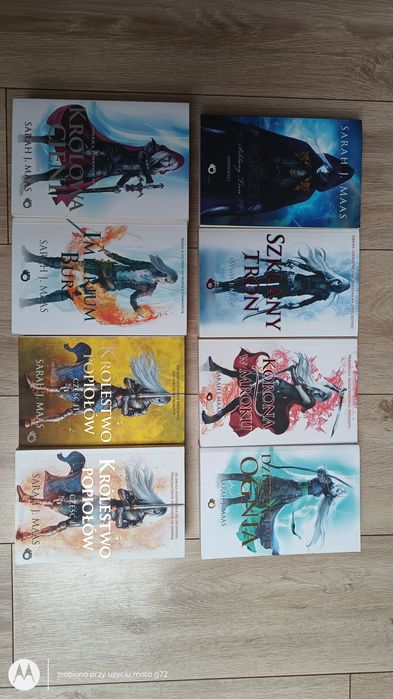 Pakiet SARAH J MAAS szklany tron