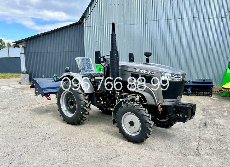 Новий мінітрактор СКАУТ ХТ-244 Повний привід Редукторні мости Гар 2 р