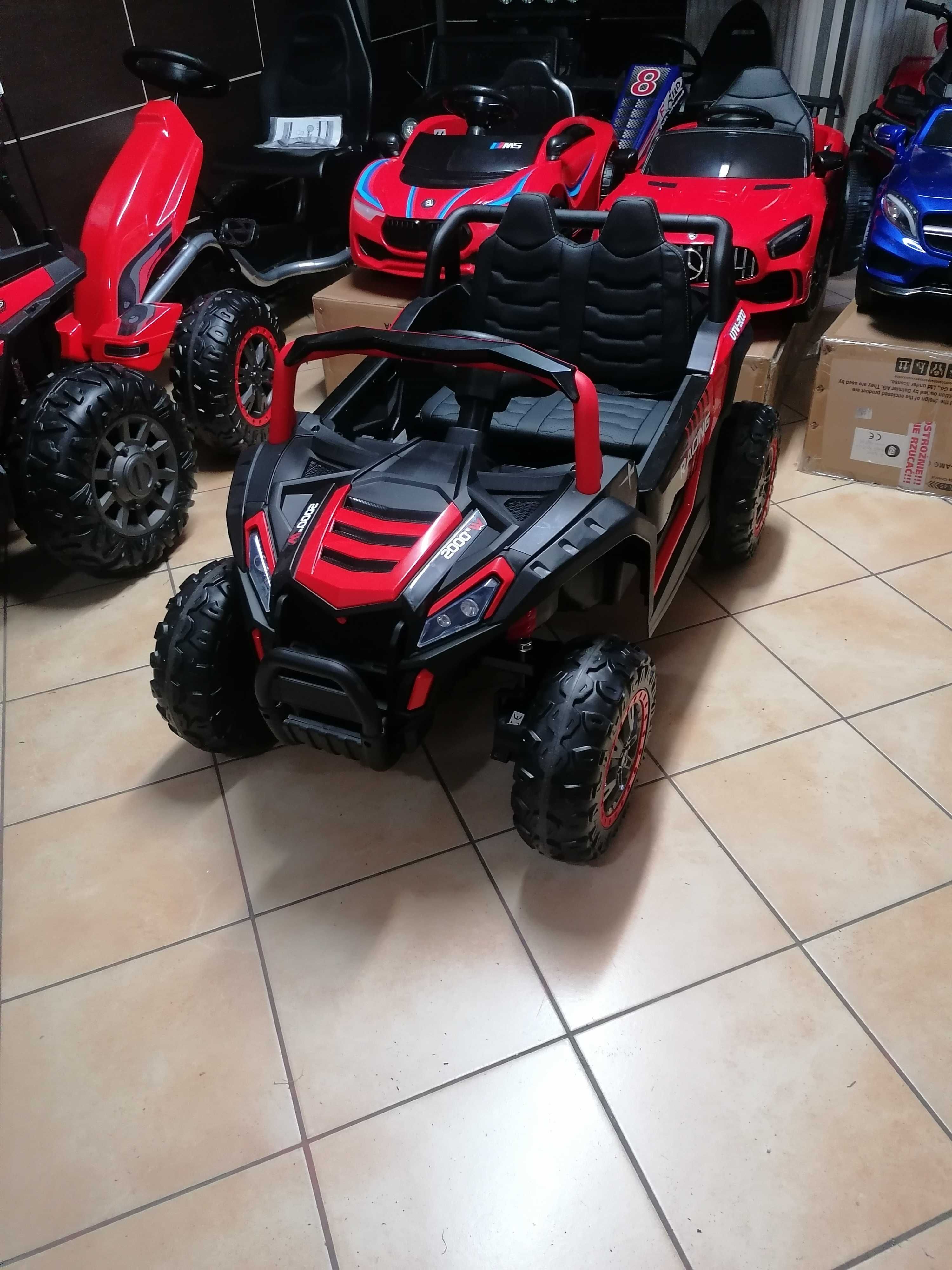 Samochód Buggy UTV 2000M Racing 4x4 na akumulator dla dzieci