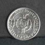Moçambique 2,5 escudos 1954 - olx X10422