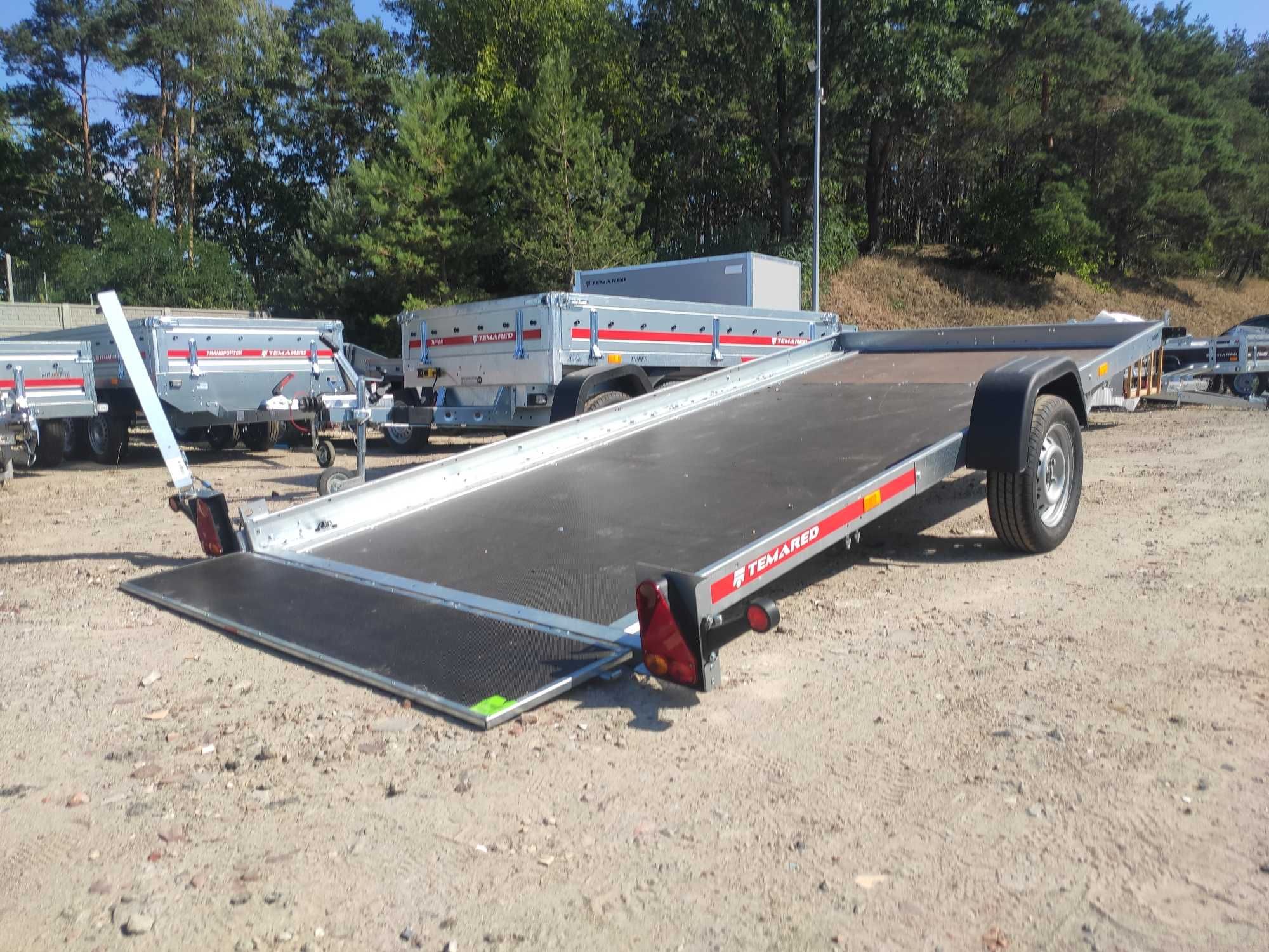 Przyczepa platforma 401x184 cm TEMARED Mulitransporter 4018 dmc 750kg