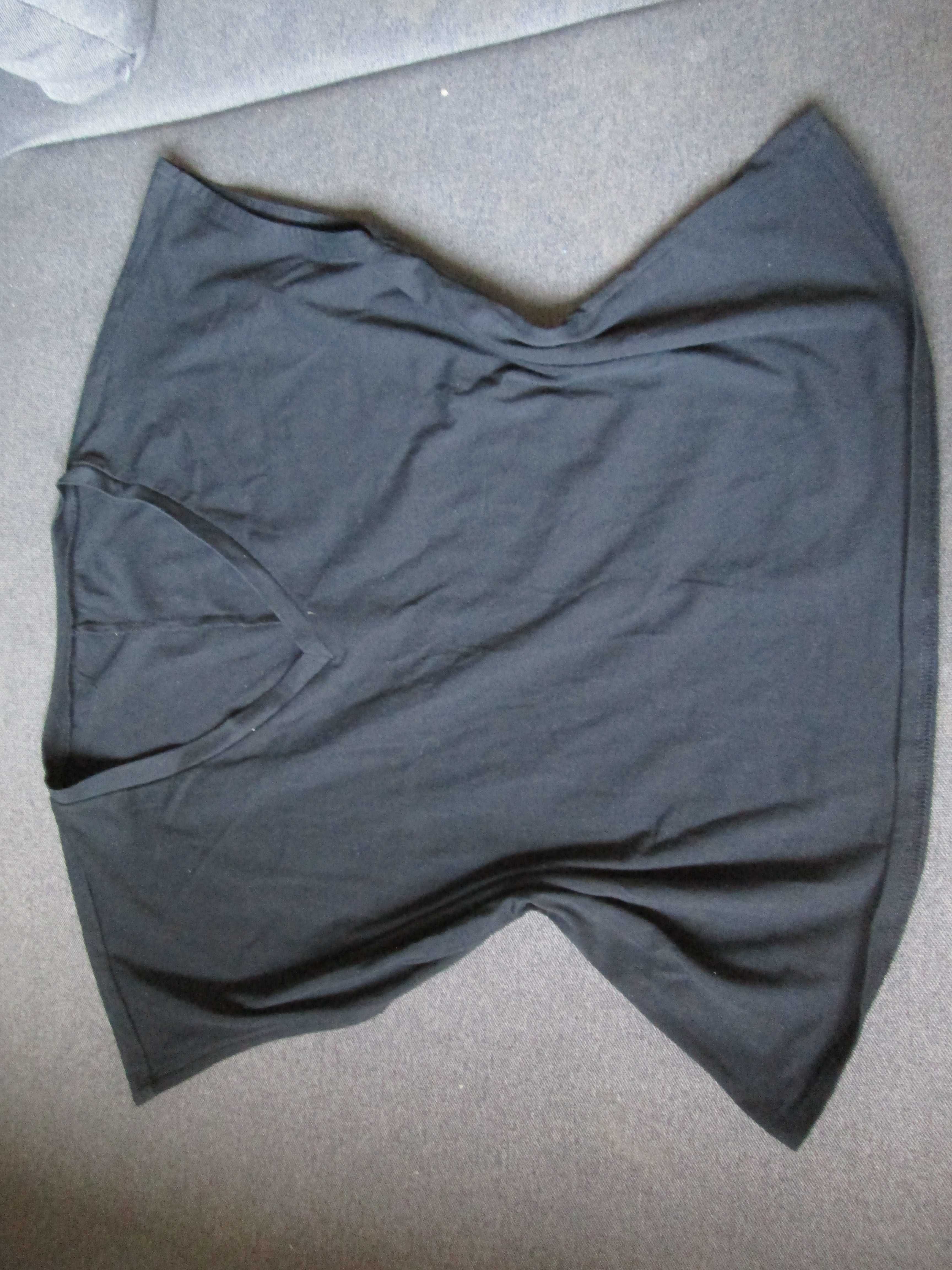 t-shirt czarny sportowy 38-42, oversize, stan -b.dobry