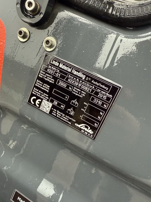 Wozek widłowy Linde H20 T 2015 rok kabina