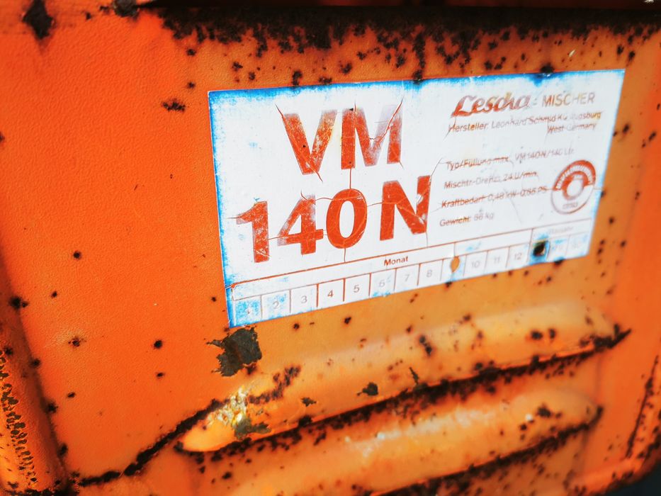 Betoniarka LESCHA 140L 230V z Niemiec