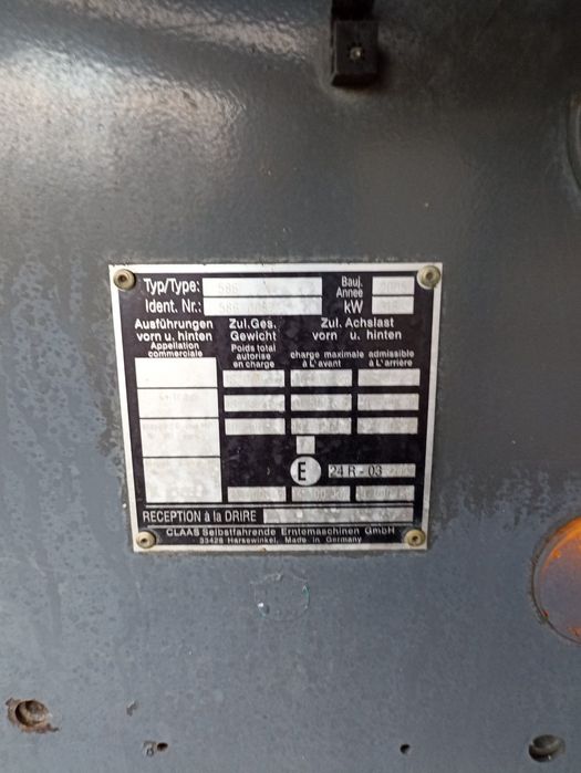 Комбайн КЛААС ЛЕКСІОН 580, CLAAS LEXION 580, 12000 мотогодин, 2005 р.в