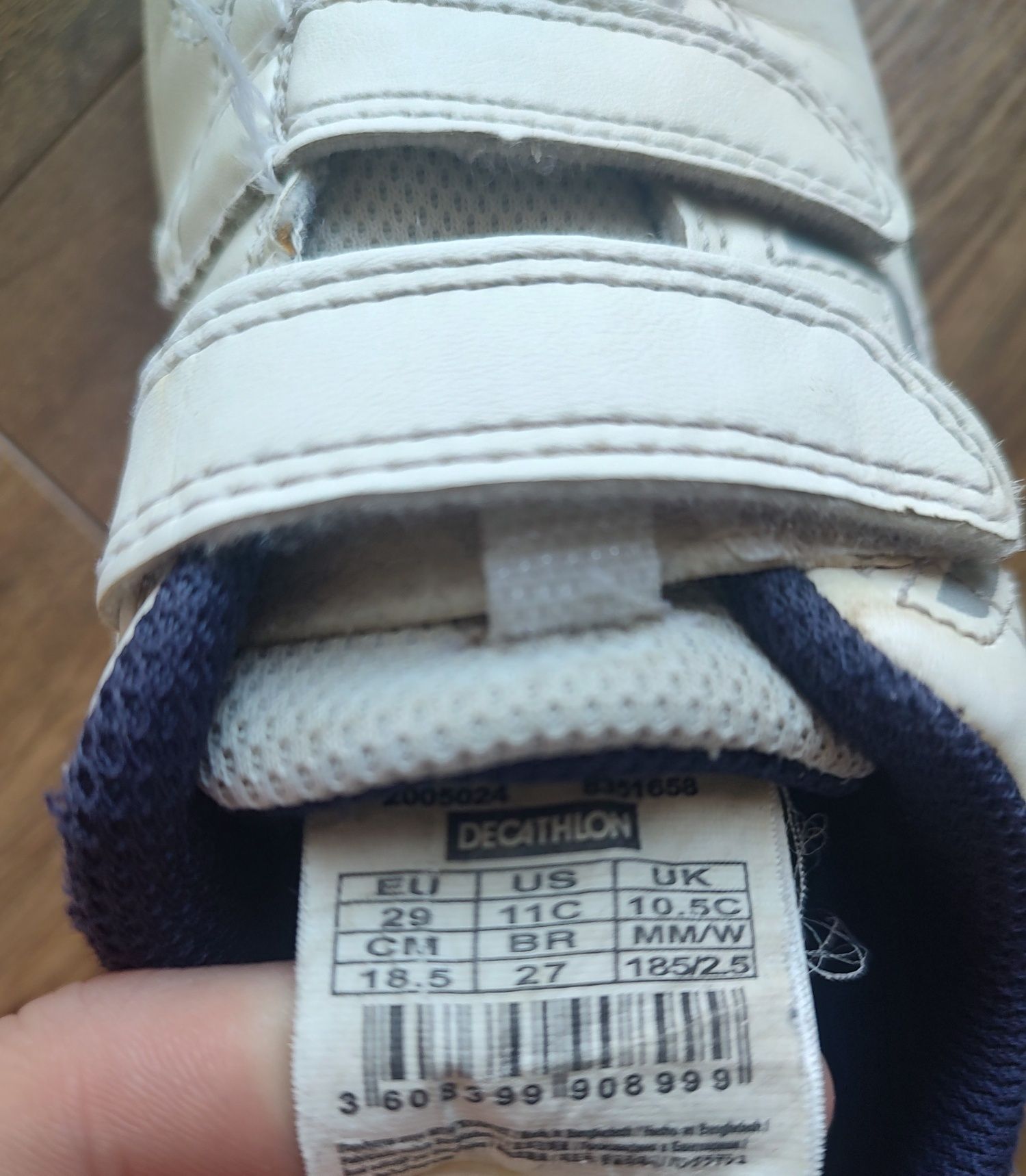 Buty sportowe dla chłopca r.29 TS700 White silver Decathlon