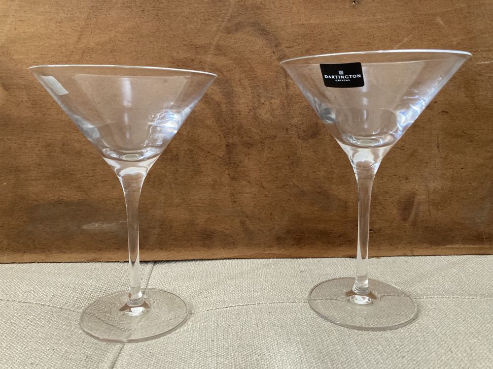 Taças de Martini em cristal — Dartington Wine & Bar
