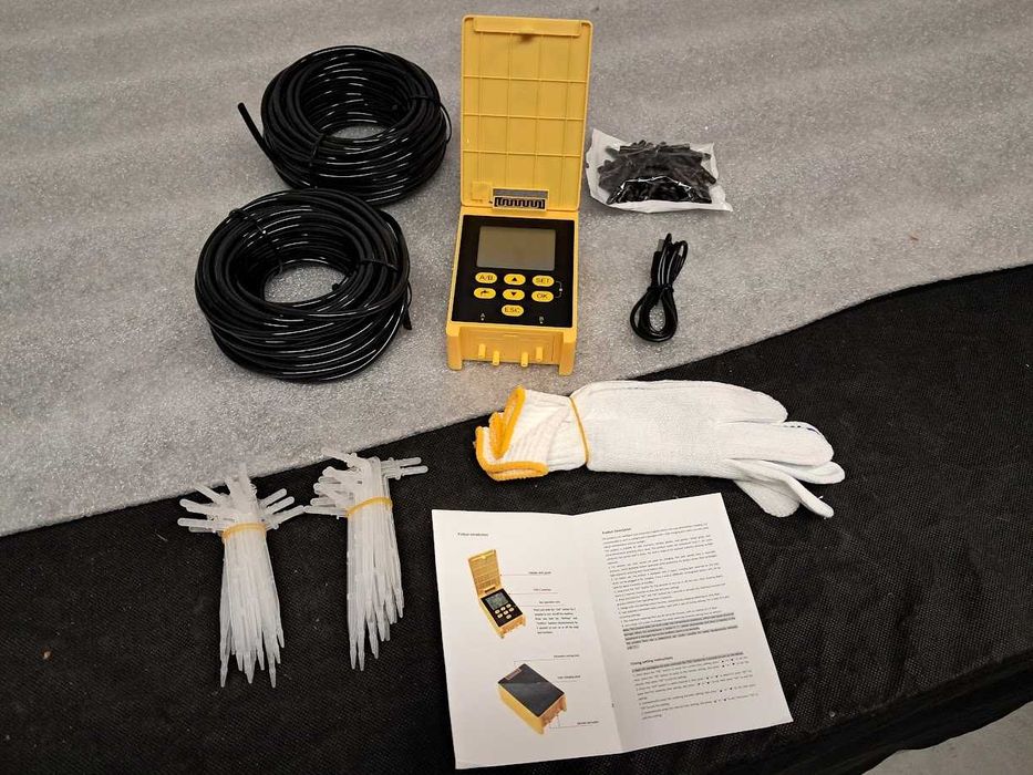 Solarny system nawadniania kropelkowego dla 20 roślin