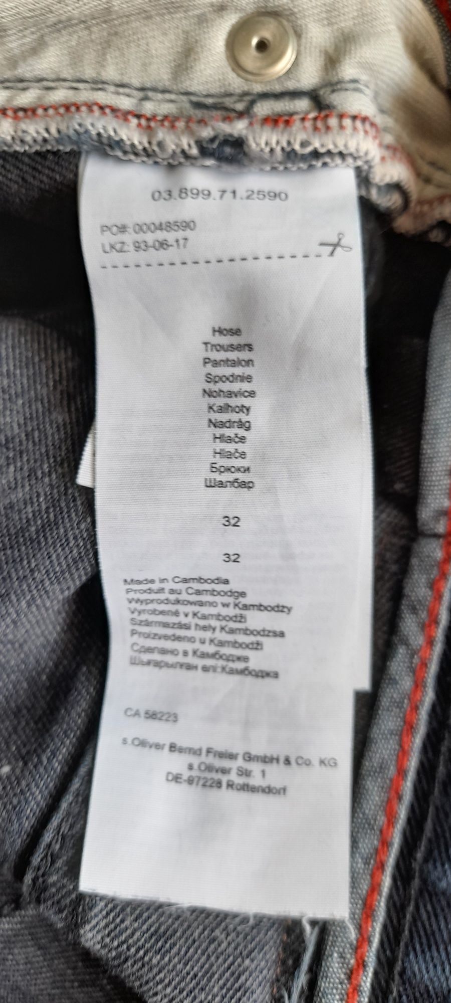 Spodnie jeansowe męskie S.Oliver-32/32
