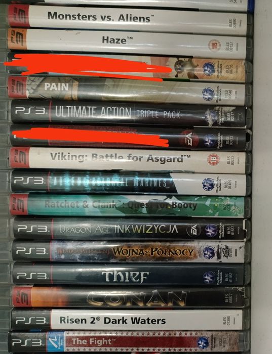 Gry PlayStation 3 PS3 - każda 35 zł za sztukę