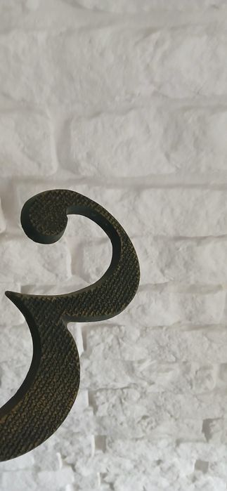 Numer na dom 3 metal