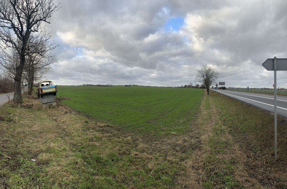 Sprzedam działkę 10,45ha przy trasie krajowej 91