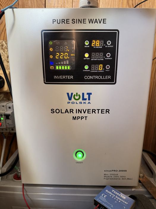 Інвертор Сонячний/Инвертор Солнечный Volt Polska SINUS PRO-2000S