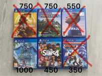 Ігрові диски для Sony PlayStation 4 (PS4). Можна поштучно